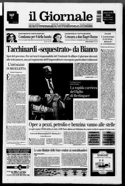 Il giornale : quotidiano del mattino